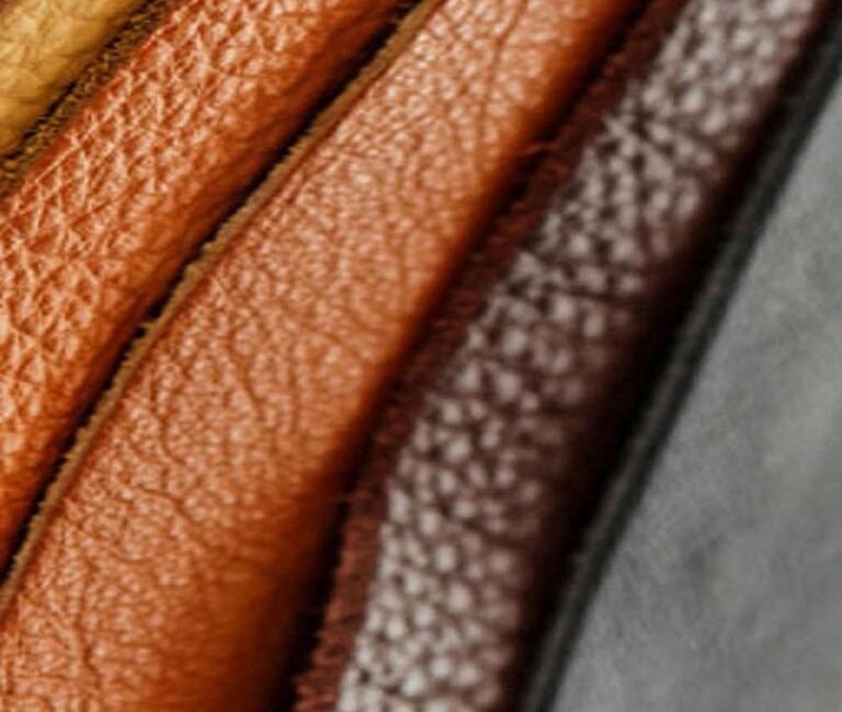 full-grain leather, top-grain leather